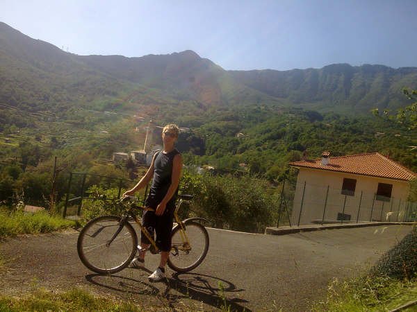 Eddy: pedalata a Cichero (19 luglio 2009)